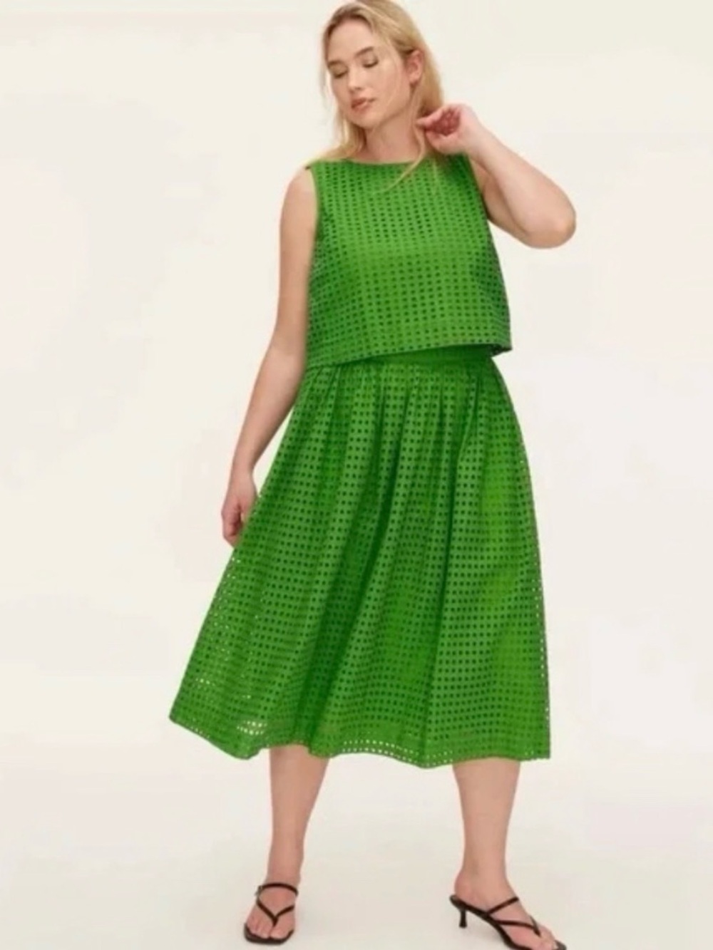 Kate Spade x Target Eyelet Shell Top - Picture 3 of 10